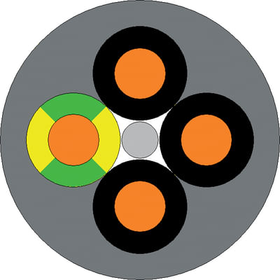 Lapp OeLFLEX® CLASSIC 110 - Cavo di controllo 4G, 1,50 mm², 1119304-100, 100 m