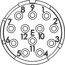 Inserto EPIC SIGNAL M23 12P SLM  5 - 73002714
