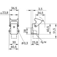 Base H A 3 MAGSV 11 KPL  BOX MOUNT BASE - 10424500