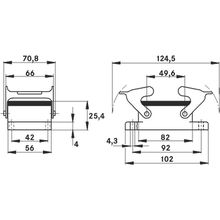 Base H A 32 AG PANEL MOUNT BASE - 10472000